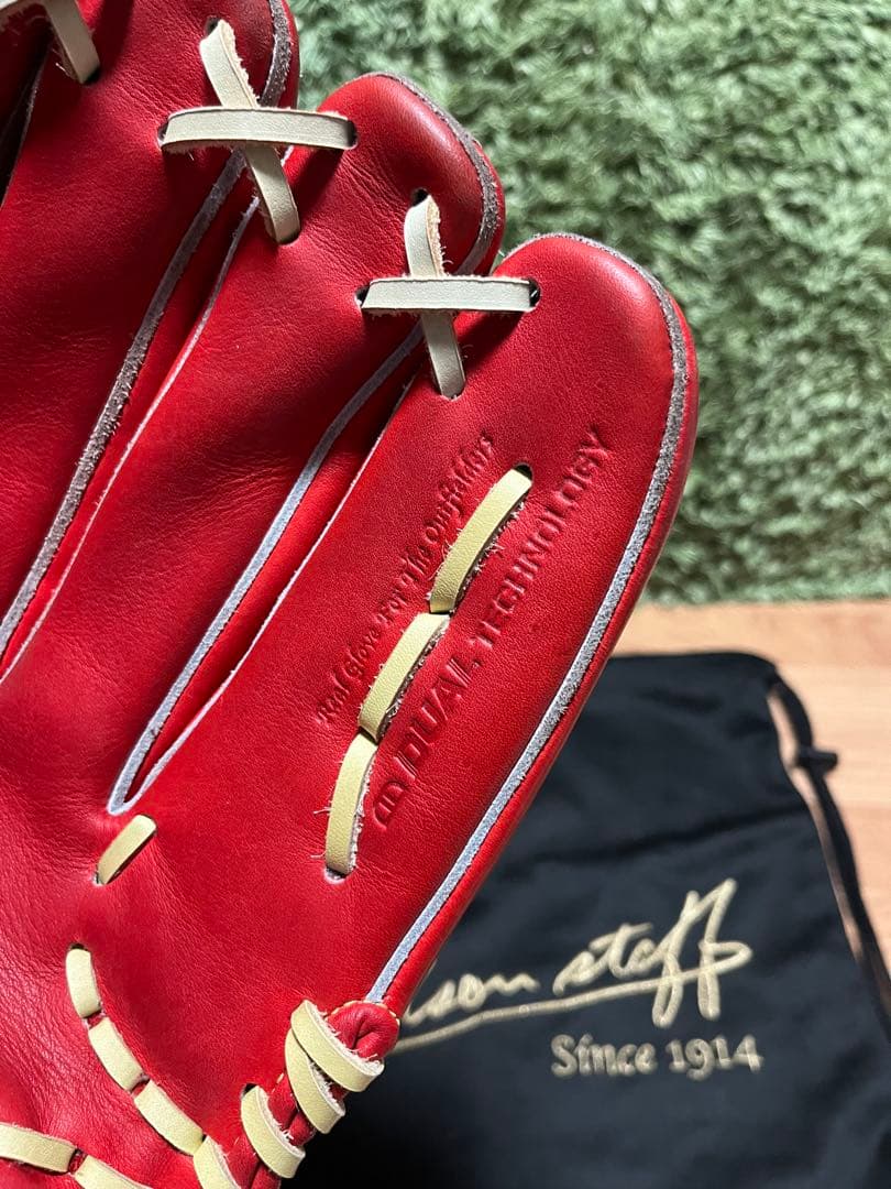 ウィルソンスタッフ 硬式外野手用グラブ 99型 Eオレンジ×キャメル