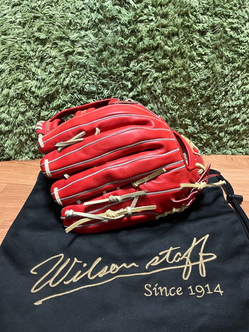 ウィルソンスタッフ 硬式外野手用グラブ 99型 Eオレンジ×キャメル