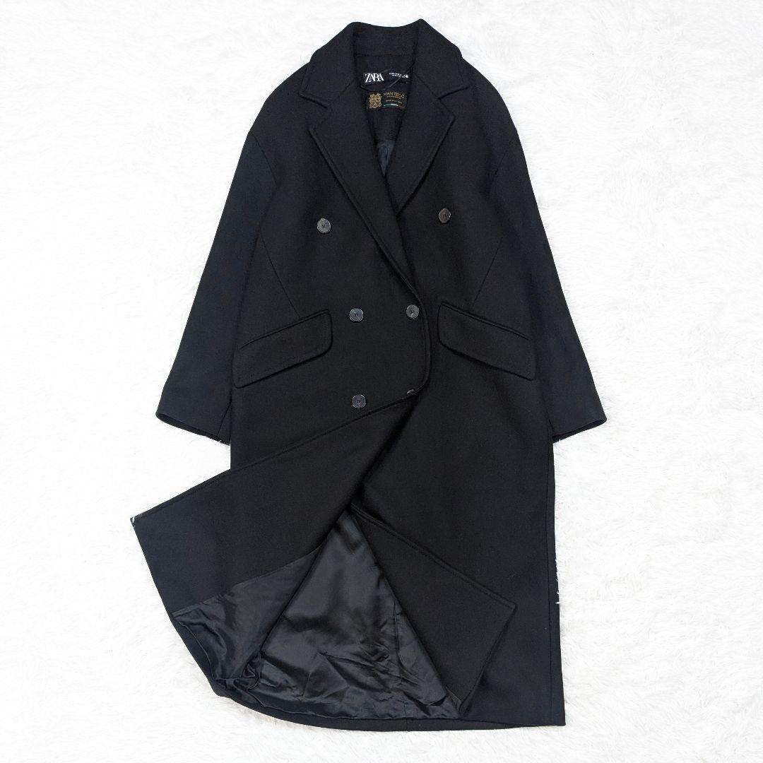 【新品タグ付き】ZARA オーバーサイズウールブレンドコート　Sサイズ