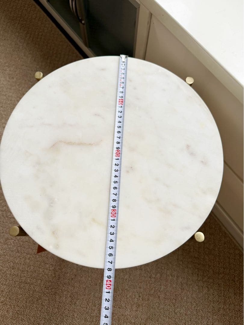 大理石風サイドテーブル ザラホーム