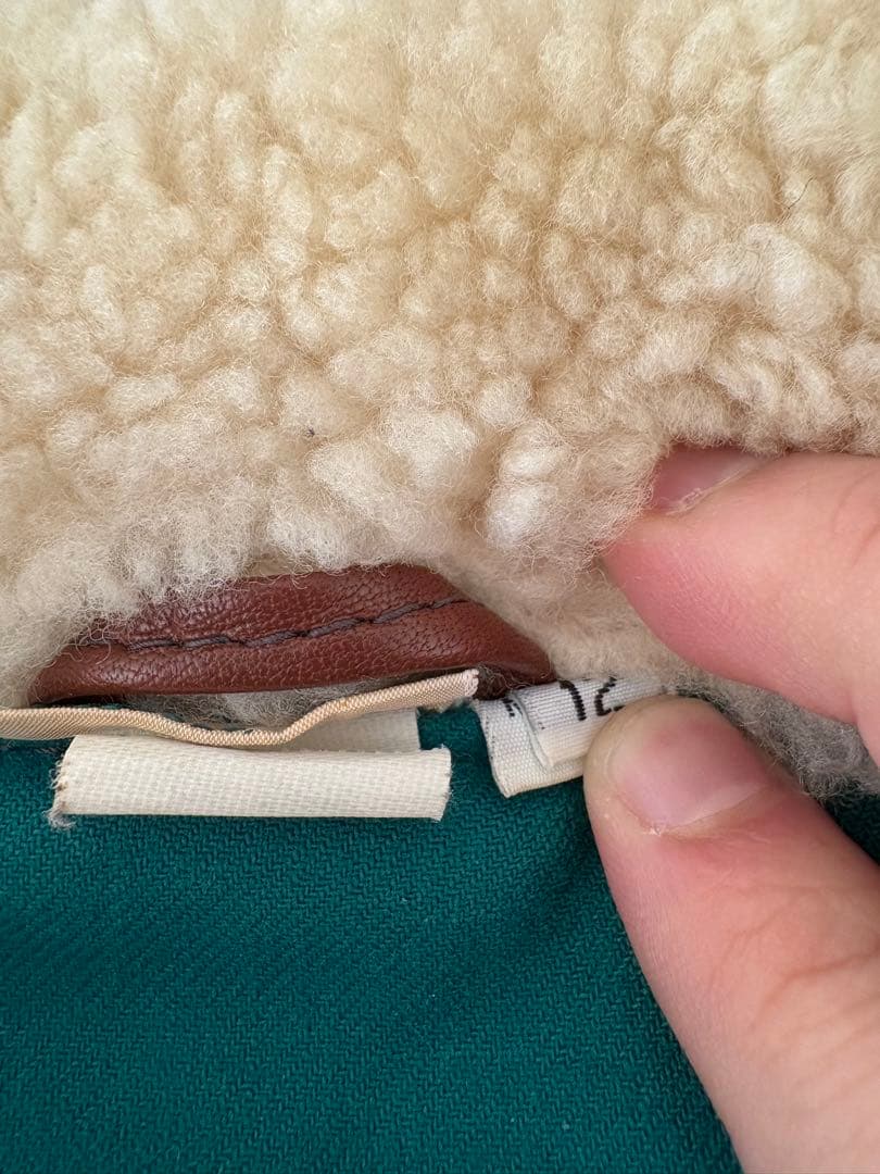 あ*ろ様 L.L.Bean エルエルビーン レザーフライトジャケット 80s U