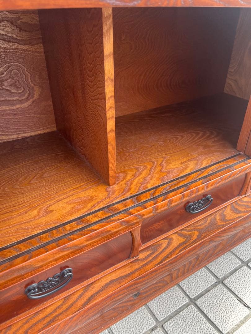 昭和レトロ　和箪笥　茶箪笥　食器棚　古家具　アンティーク　古民具　キャビネット