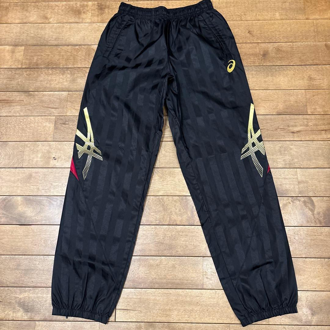 【極美品】ヴィッセル神戸 ピステ上下 セットアップ ナイロン アシックス XL