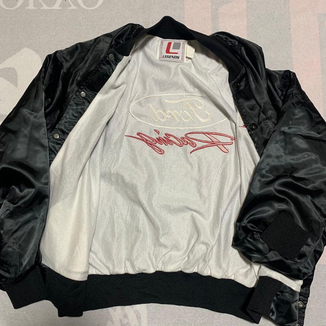 希少サイズ美品 90s Ford フォード Racing レーシング スタジャン