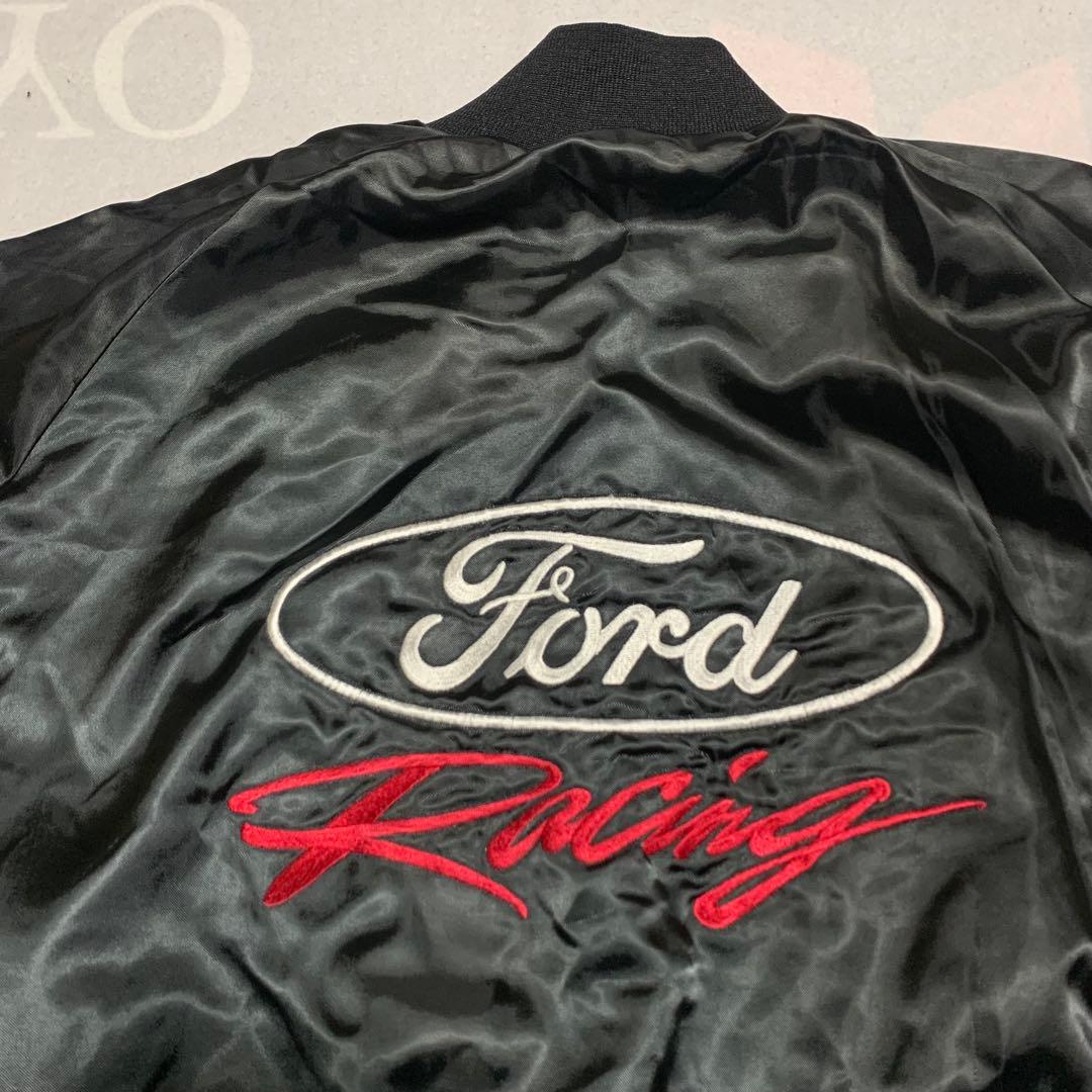 希少サイズ美品 90s Ford フォード Racing レーシング スタジャン
