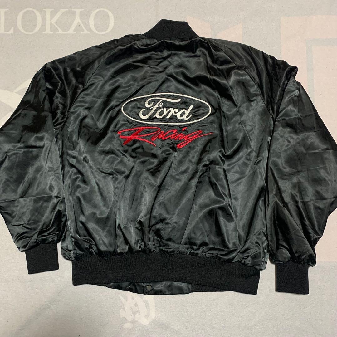 希少サイズ美品 90s Ford フォード Racing レーシング スタジャン