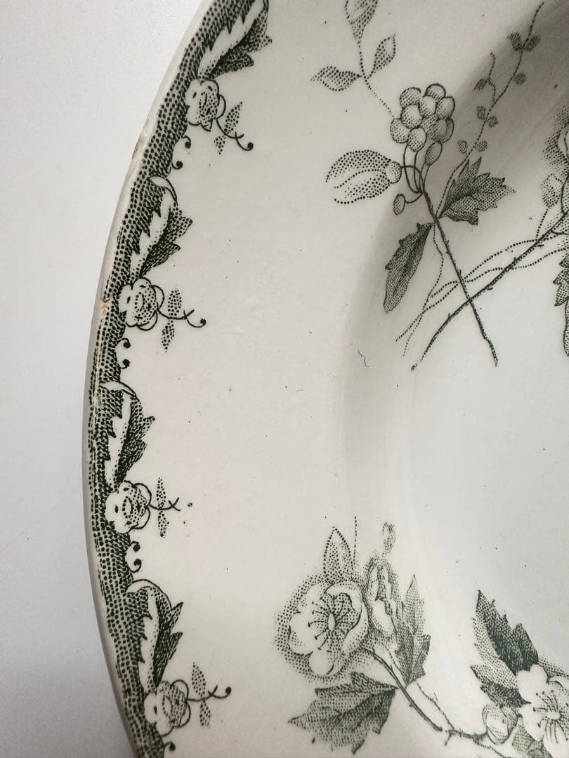 st amand サンタマン　バラ　フランス　アンティーク　プレート　皿