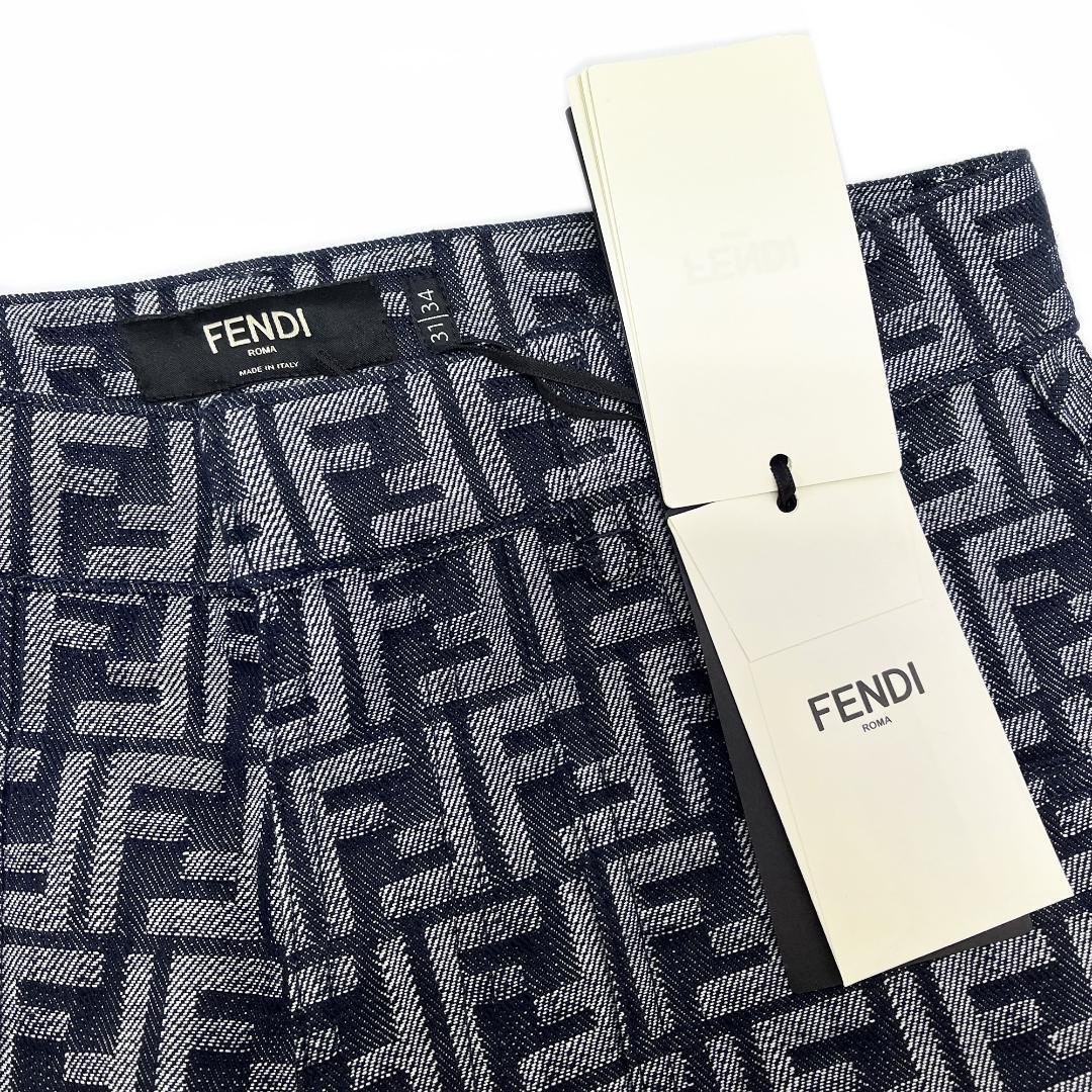新品 FENDI FLP307 AMZ3 F0ZNZ FFデニム パンツ 33