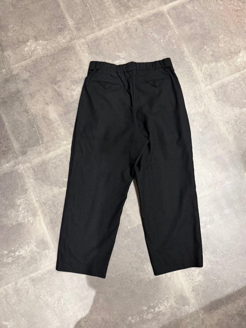 Sasquatchfabrix black Kung-Fuテーパード パンツ