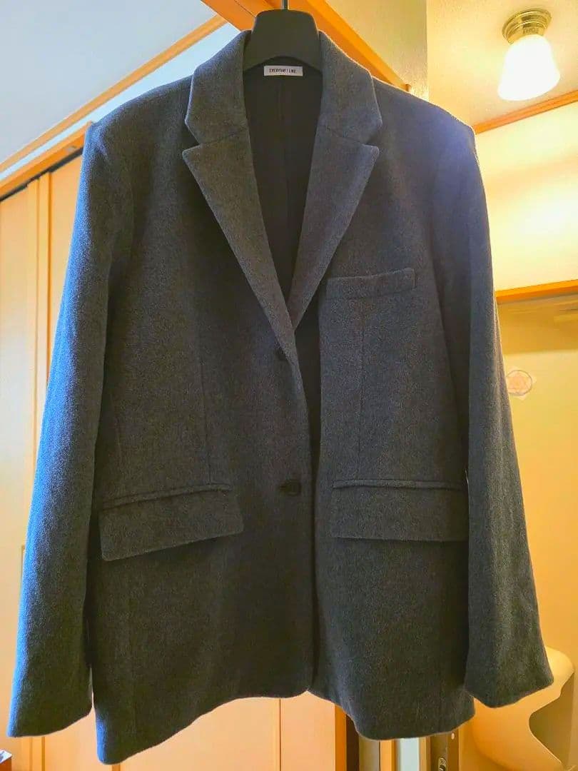▼ドゥーズィエムクラス▼エブリデイアイライクDadJacketコート▼カシミア混