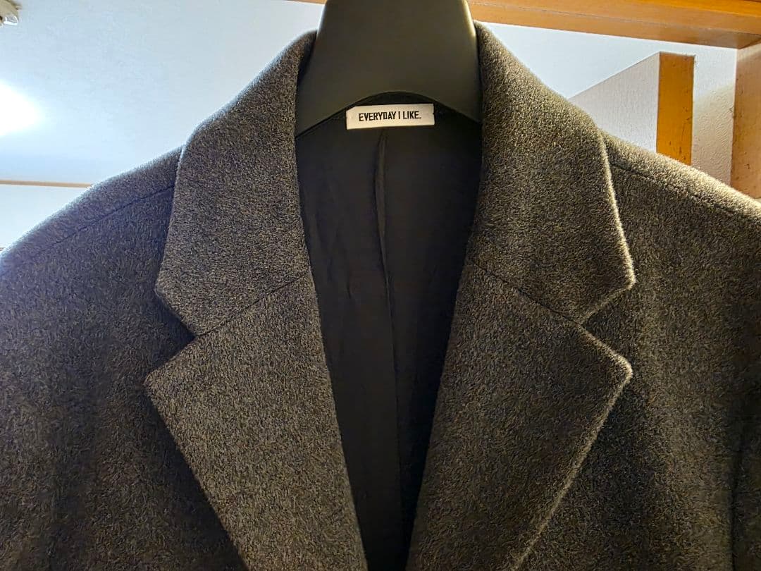 ▼ドゥーズィエムクラス▼エブリデイアイライクDadJacketコート▼カシミア混