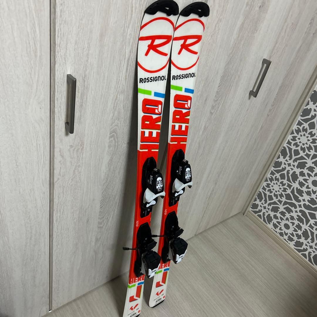 【ホッペッタ様】ROSSIGNOL HERO スキーセット　ジュニア120