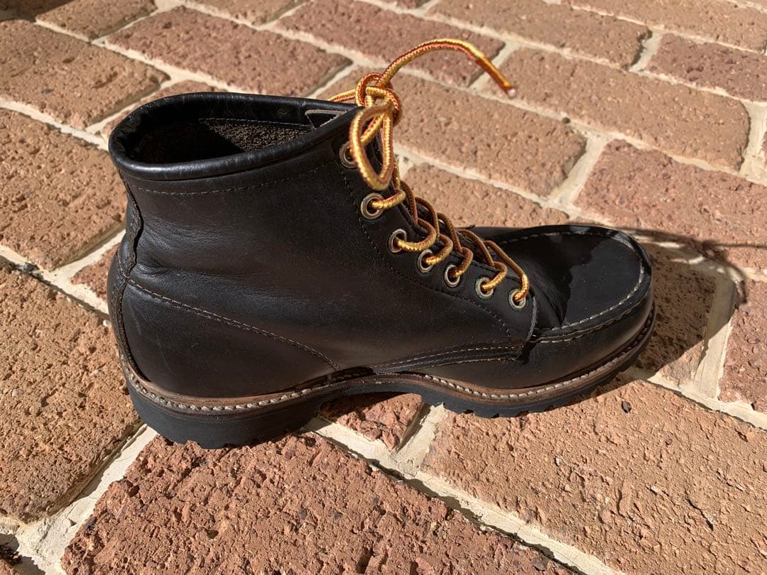 ヴィンテージRED WING /アイリッシュ… /黒/ビブラムソール/ 61/2