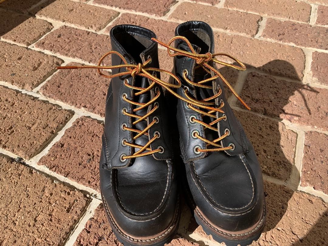 ヴィンテージRED WING /アイリッシュ… /黒/ビブラムソール/ 61/2