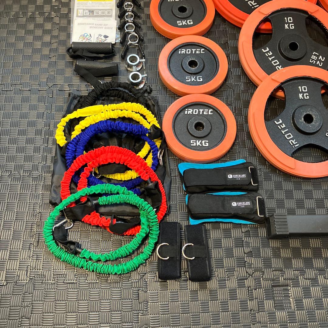 【直接引き取り限定】バーベルラック　ベンチプレス　プレート　アイロテック　その他