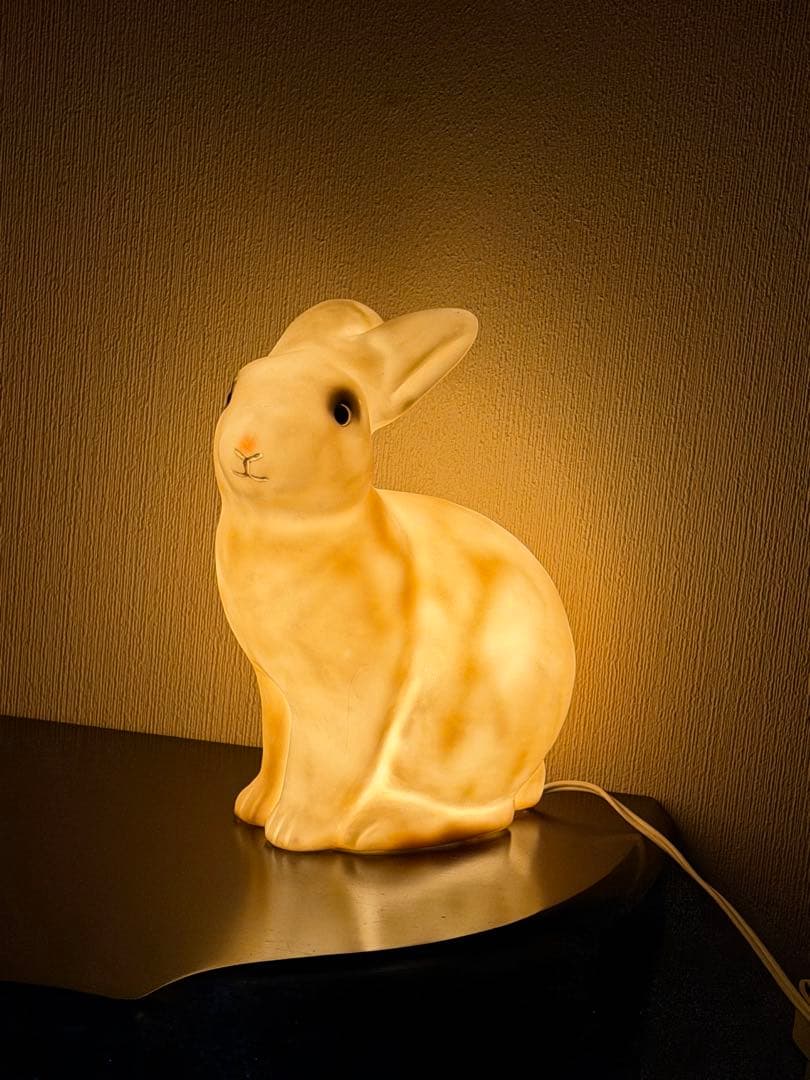 HEICO ウサギ型ランプ ホワイト