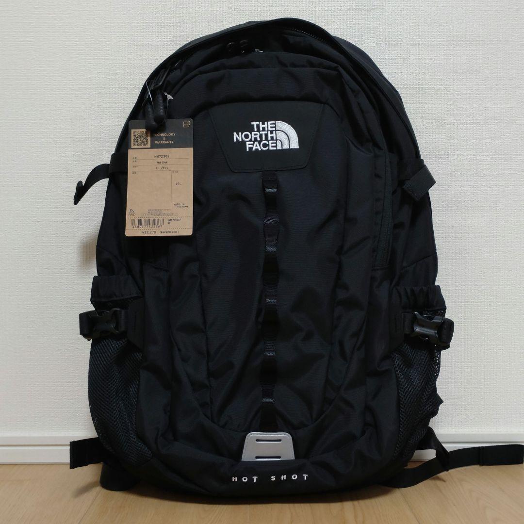ノースフェイス ホットショット 27L リュック ブラック 【新品】
