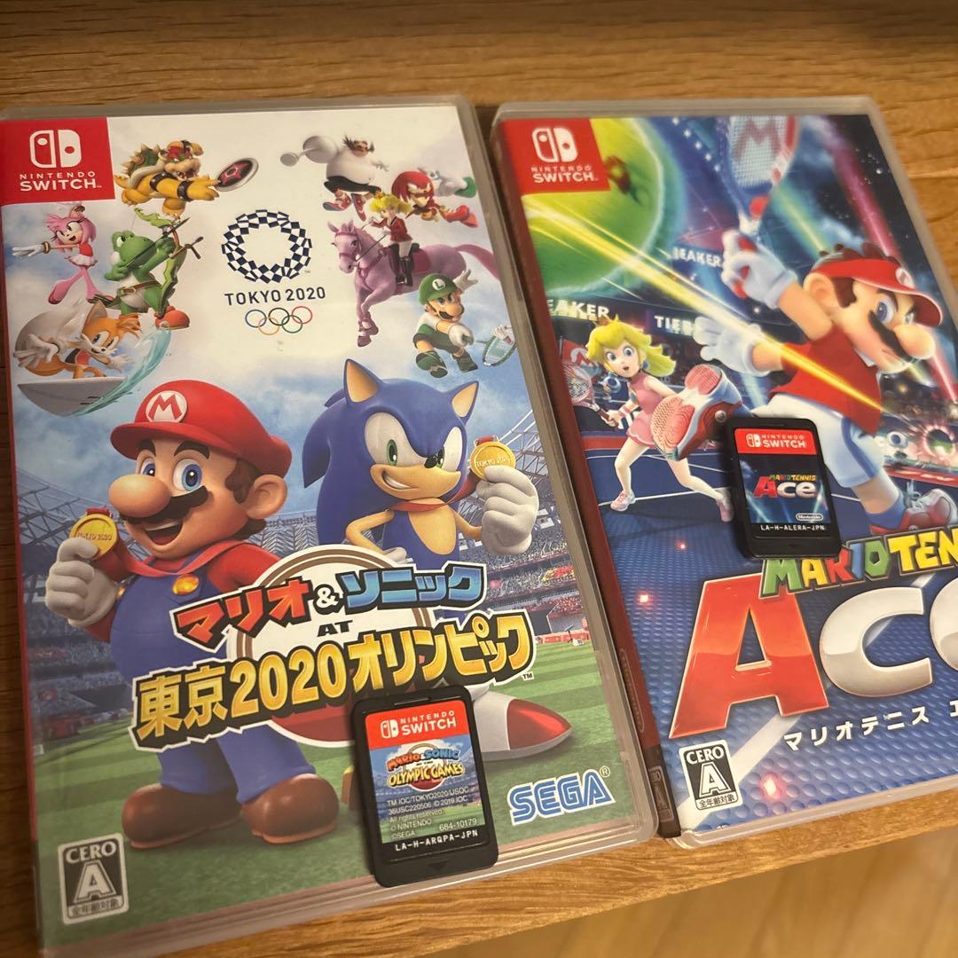 マリオ＆ソニック東京2020オリンピック　マリオテニスエース　2本まとめ売り
