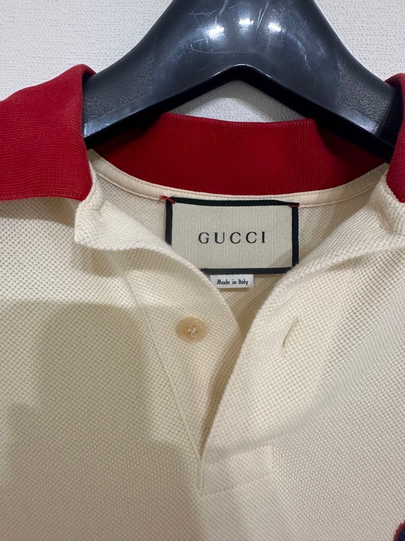 GUCCI(グッチ) GG エンブロイダリー ロゴポロシャツ トップス