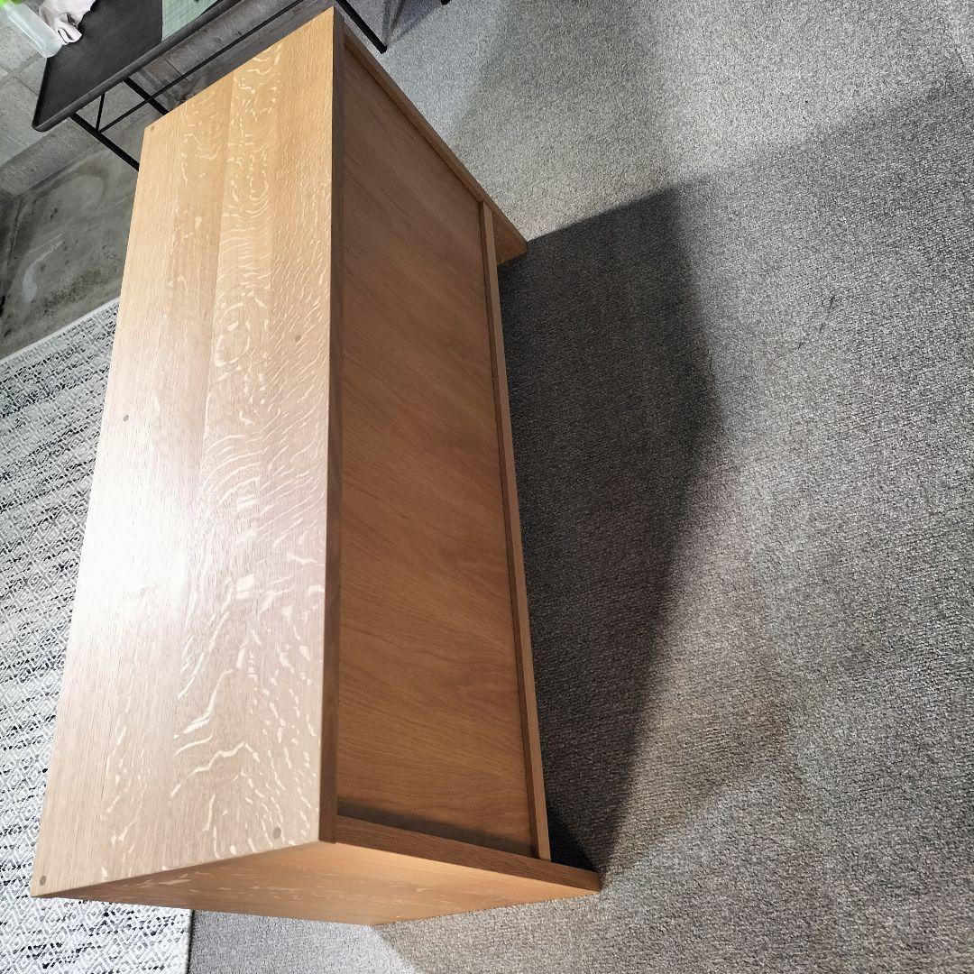 も*ふ様 MASTERWAL 収納チェスト◆ナチュラルウッド◆引き出し◆展示品(