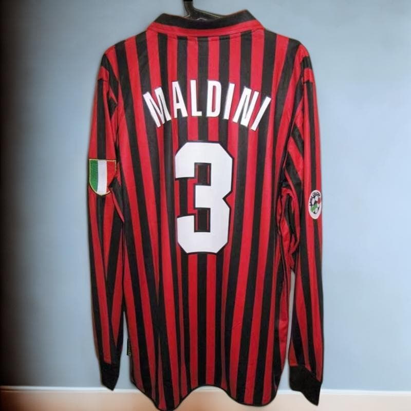 MALDINI 3番 長袖 シャツ ACミラン マルディーニ
