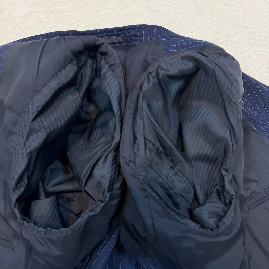 新品 XL相当 ONLY スーツ セットアップ 洗える ストレッチ ネイビー