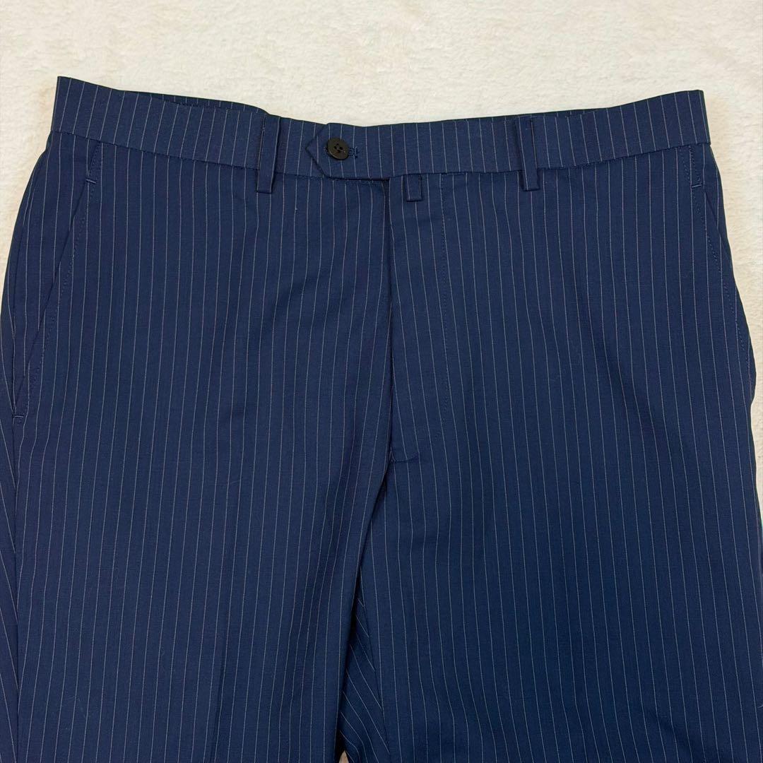 新品 XL相当 ONLY スーツ セットアップ 洗える ストレッチ ネイビー