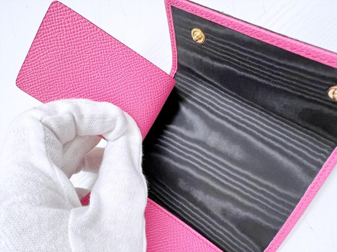 未使用保管　美品　ドルチェ＆ガッバーナ　ロゴプレート　レオパード　キーケース