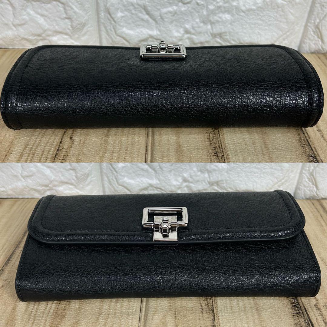 ✨新品未使用✨フルラ　長財布　ヴィラ　黒　本革