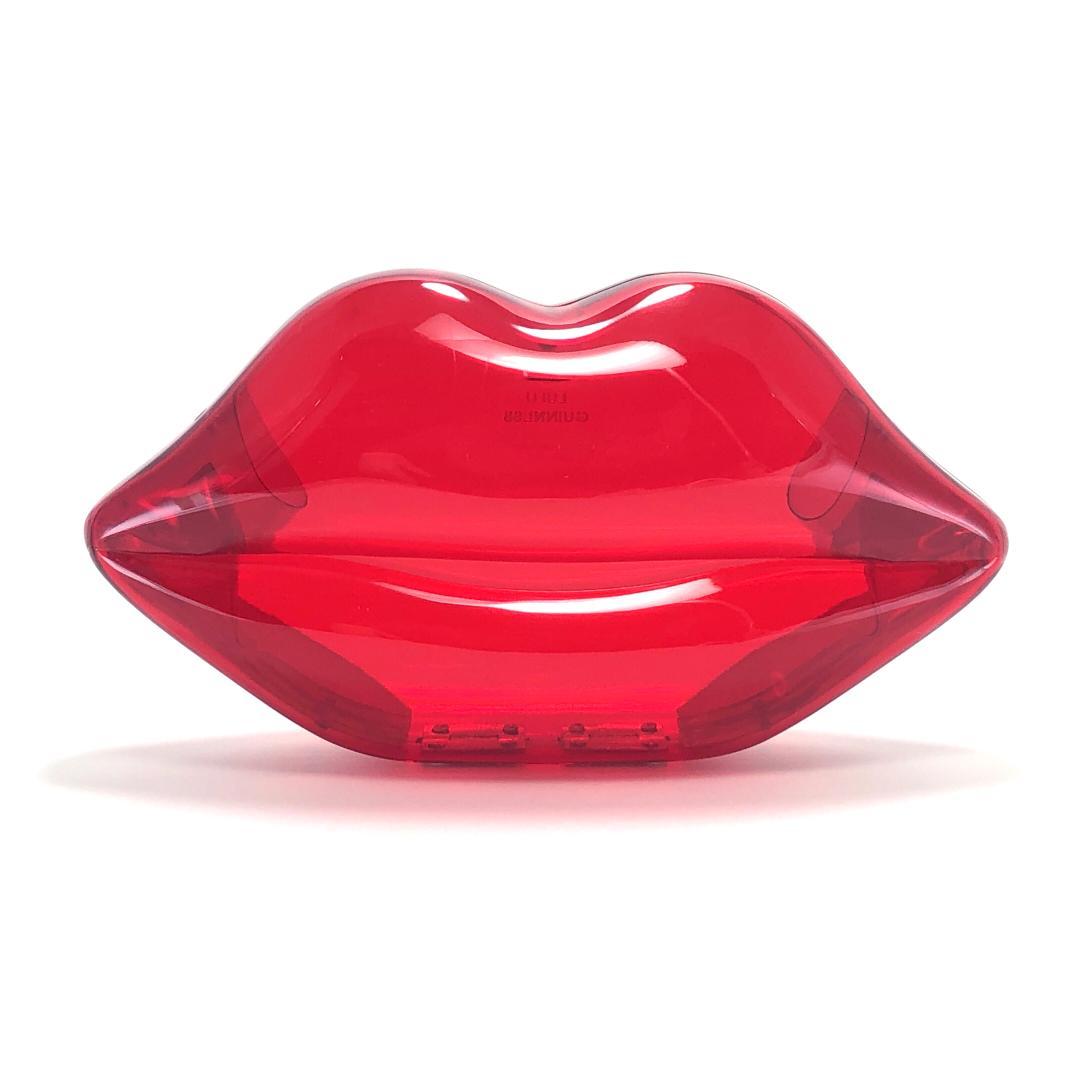 【美品】ルルギネス／リップ ポーチ クラッチバッグ