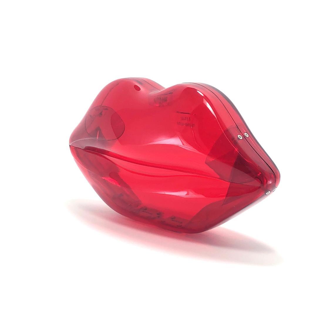 【美品】ルルギネス／リップ ポーチ クラッチバッグ