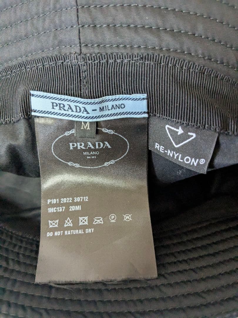 最終値下げ PRADA プラダ バケットハット 1HC137 2DMI Mサイズ