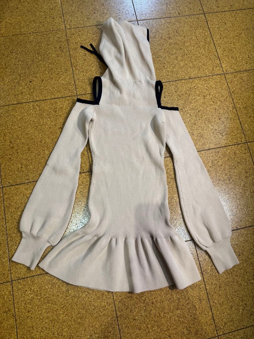 ワンピース ANDMARY Annie ribbon mini dress