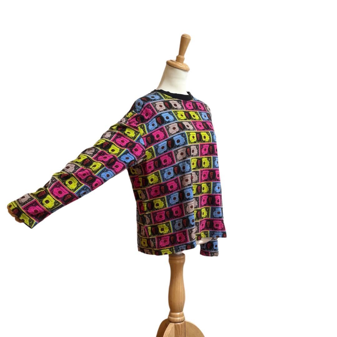 【JUNIOR GAULTIER】 総柄プリント ロングスリーブT ユニセックス