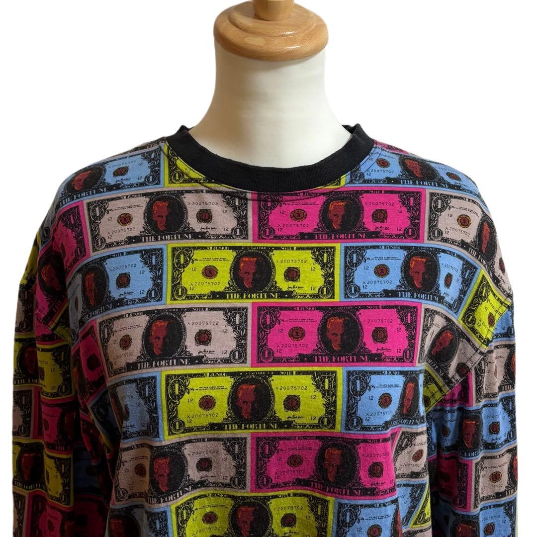 【JUNIOR GAULTIER】 総柄プリント ロングスリーブT ユニセックス