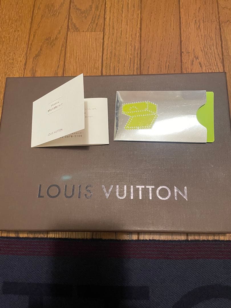 LOUIS VUITTON マフラー ダークレッド ネイビー