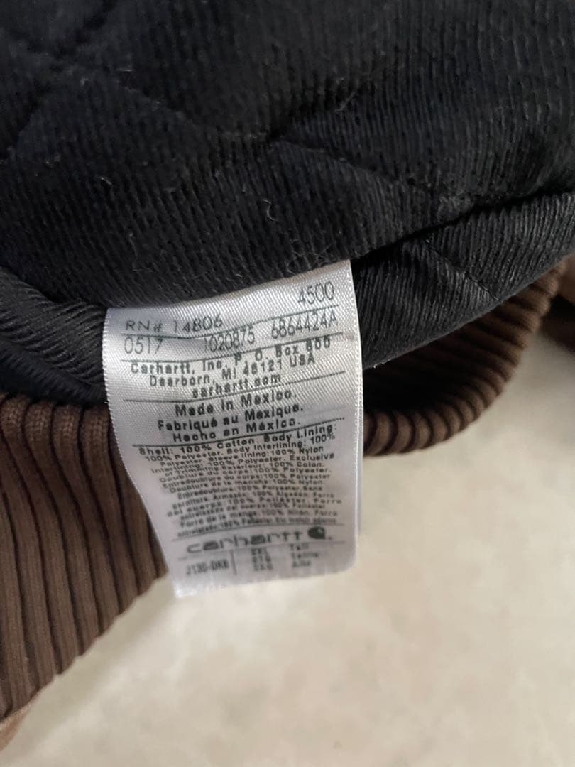 Carhartt アクティブジャケット 00s メキシコ製 ダークブラウン