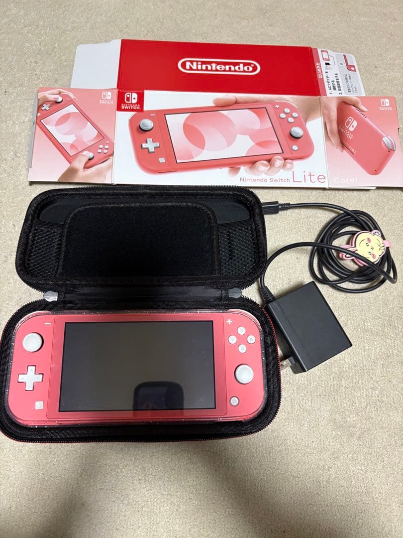Nintendo Switch Lite ピンク 本体 ケース付き