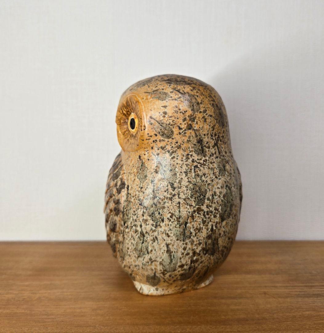 リサラーソン（Lisa Larson）フクロウ 陶器 置物