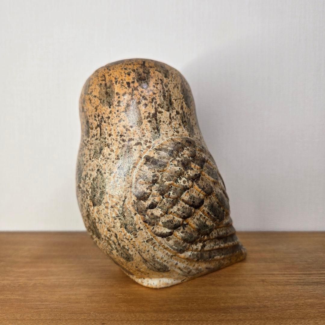 リサラーソン（Lisa Larson）フクロウ 陶器 置物