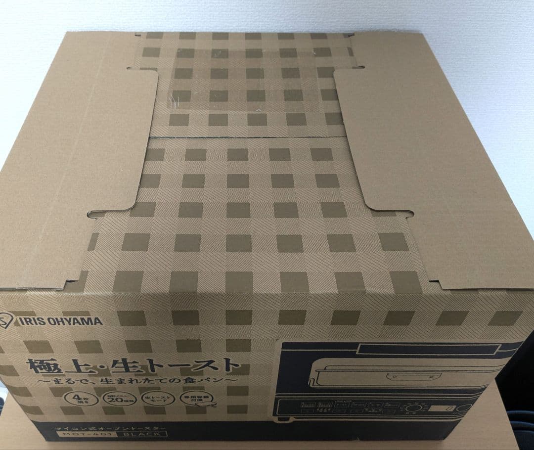 【新品未開封】オーブントースター MOT-401-B アイリスオーヤマ