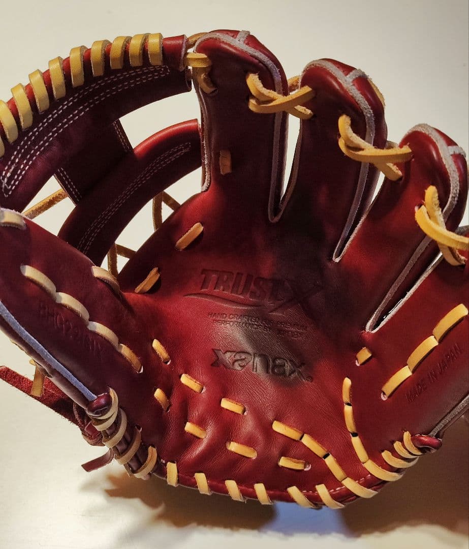 ザナックス　硬式グローブ　キップレザー　内野手用