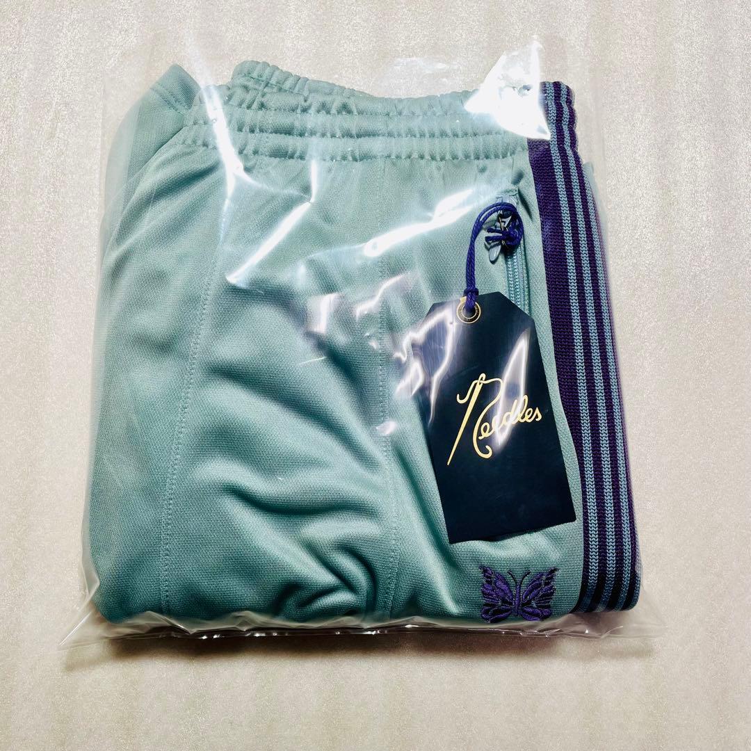 needles 25ss ヒザデルトラックパンツ サックス