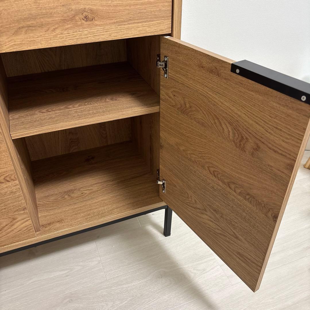 【r】LOWYA ロウヤ シェルフ キャビネット チェスト 収納棚