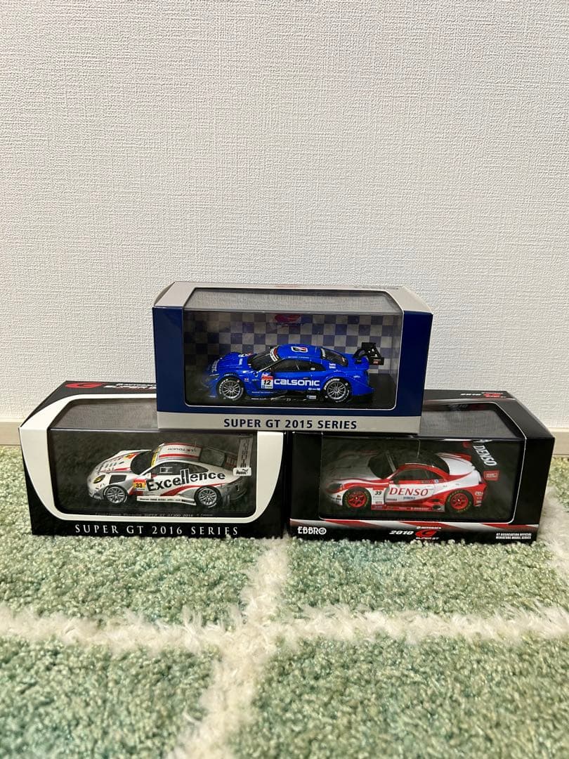 EBBRO SUPER GT GT500 GT300ミニカー3台セット