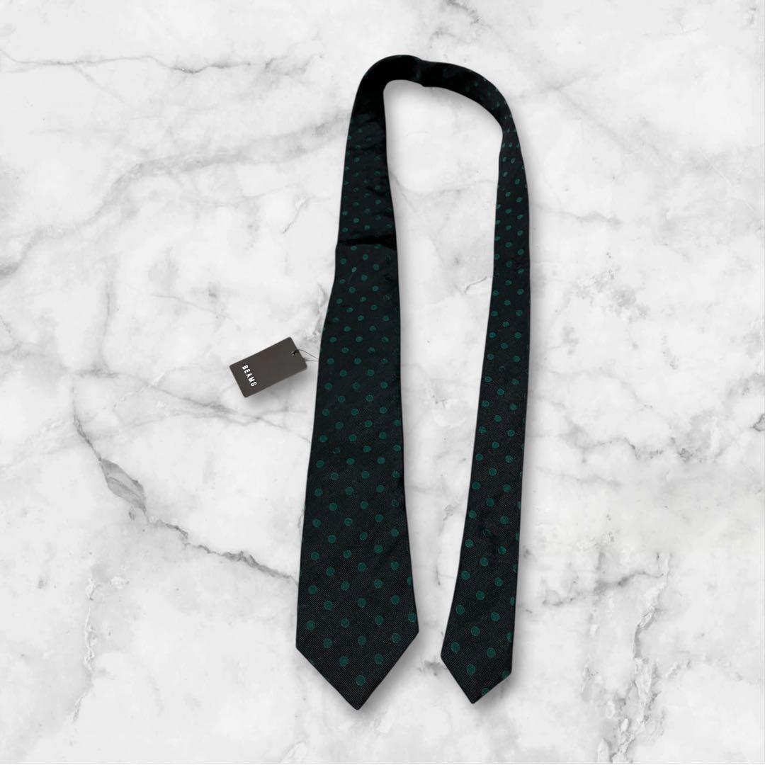 【未使用】DRAKE'S ドレイクス　ネクタイ　ドット柄　タグ付き