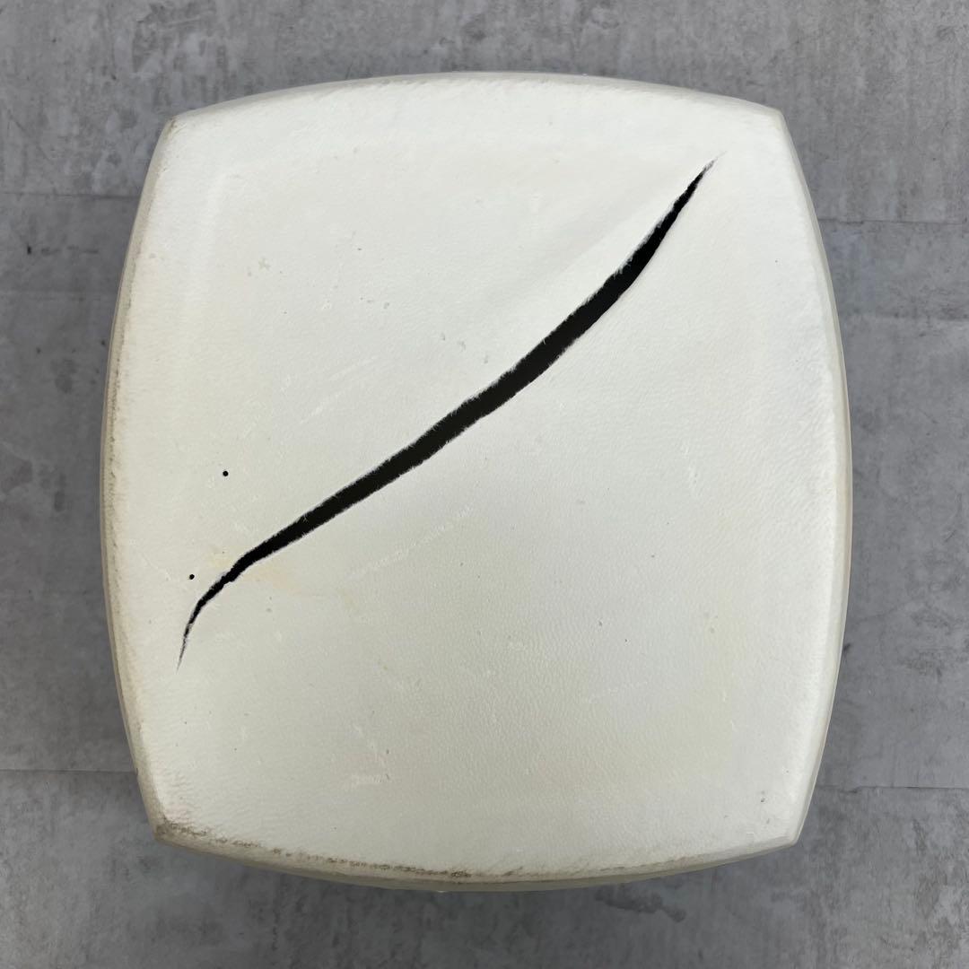 細棹長唄三味線　三つ折れ　1枚溝　東触り　木撥　ハードケース　皮破れ　ジャンク