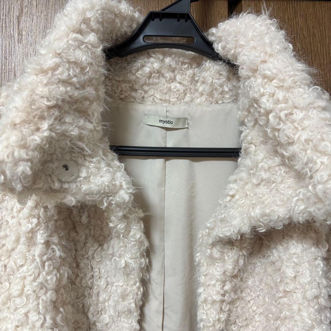 【値下げ】mystic フェイクファーコート