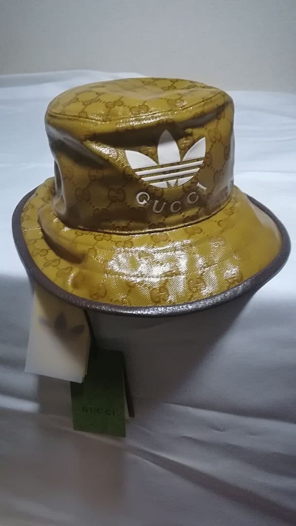 【新品　専用箱付き】adidas Gucci　アディダス　グッチ　ハット　帽子
