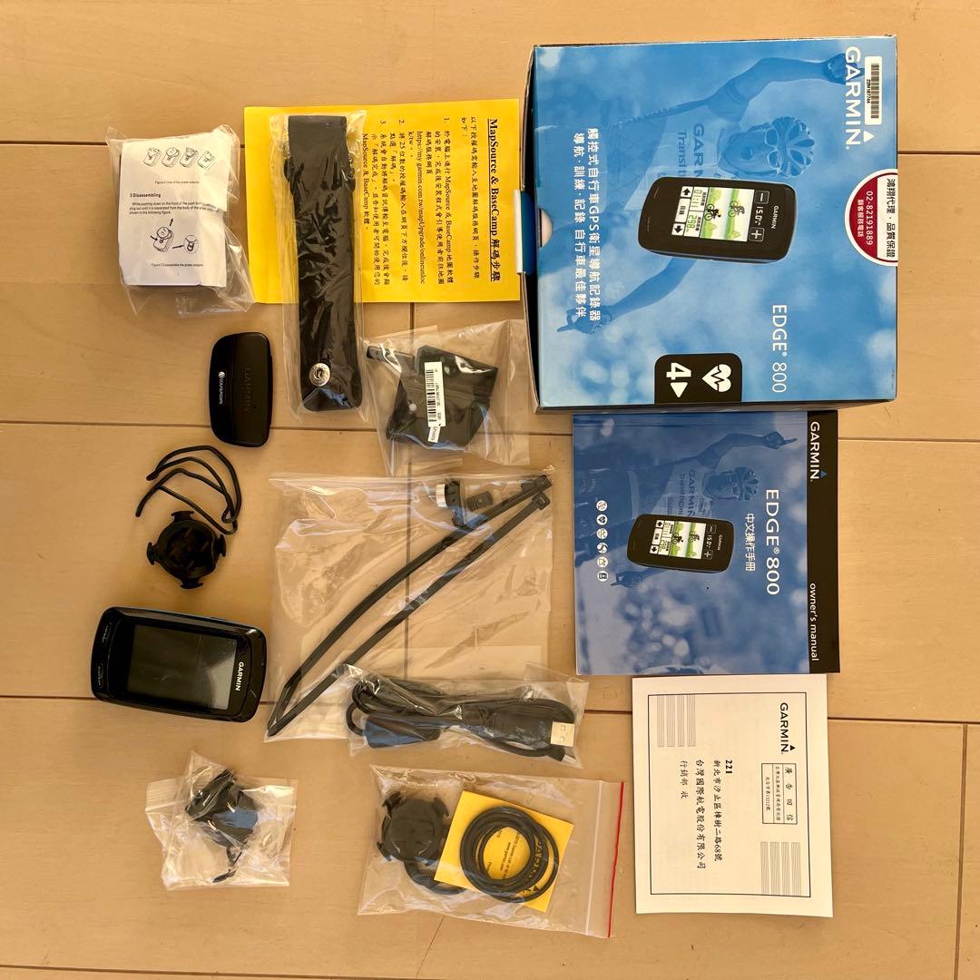 Garmin Edge 800 海外版（台湾）｜付属品ほぼ未使用・美品｜液晶無傷